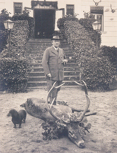 Guillaume de Hohenzollern-Sigmaringen -  Griesel - en octobre 1927